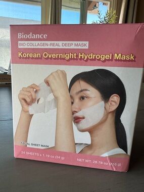 NEW 24 Korean Overnight Hydrogel Masks Biodance Bio Collagen Real Deep Mask